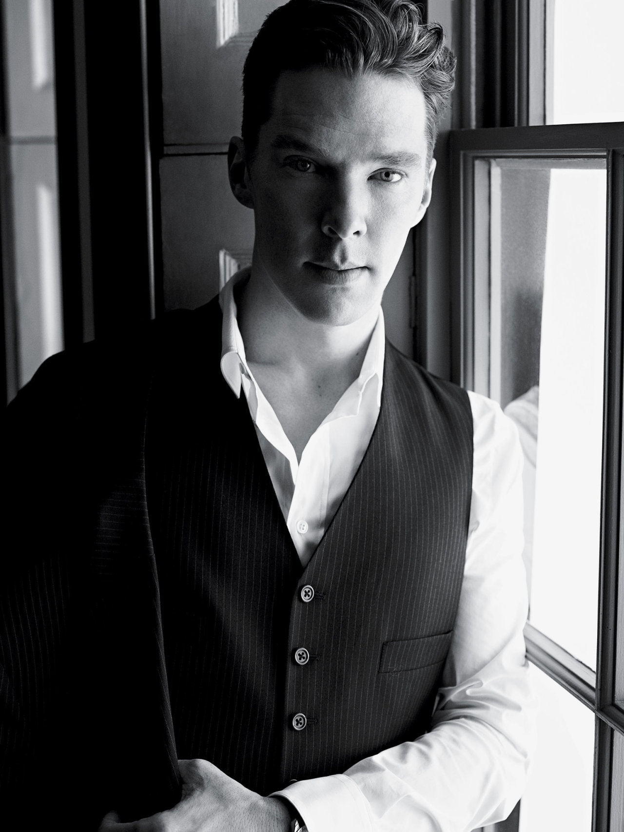 Benedict Cumberbatch, photographed by Karim Sadli for T magazine, Spring 2014.
(click the image for extremely high-res photo.)