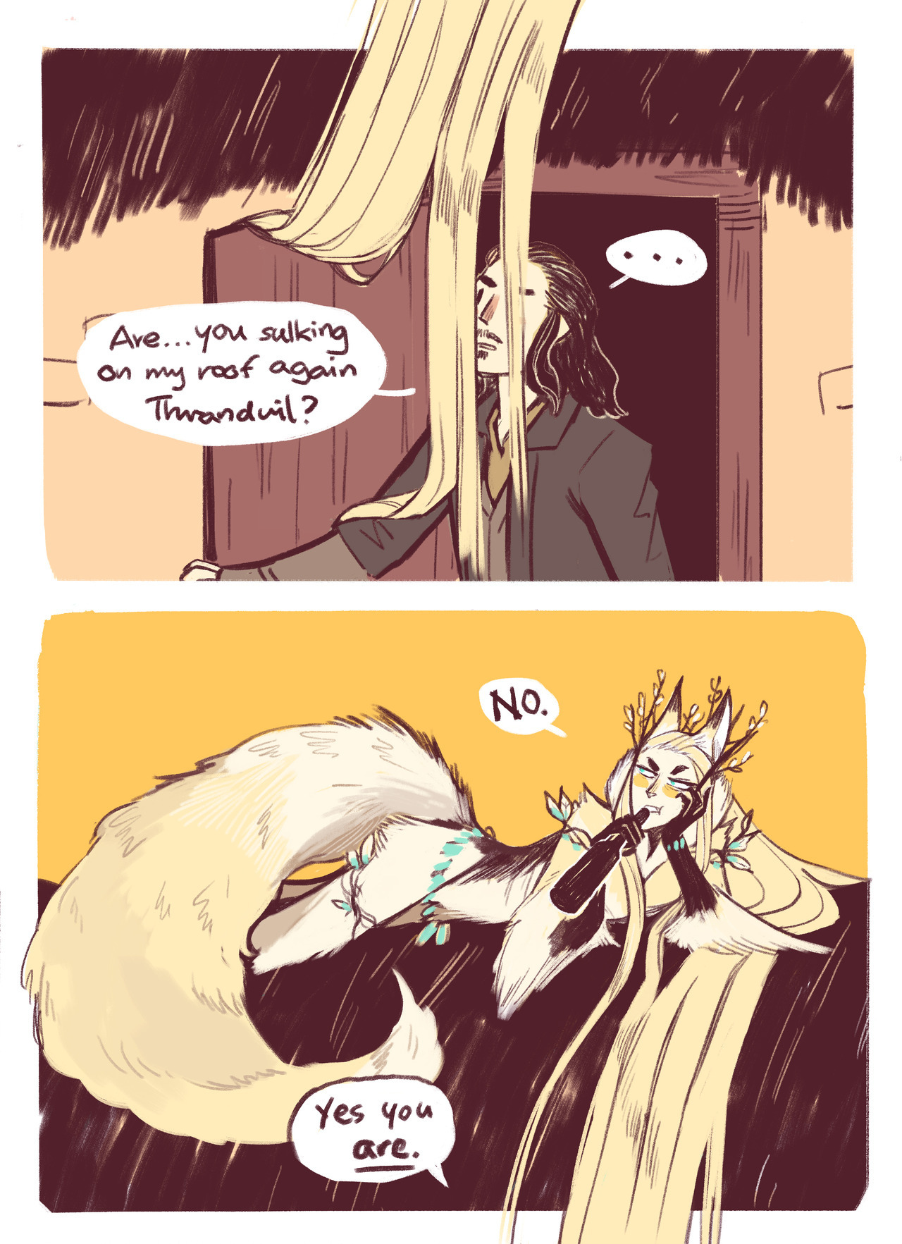 soursoppi:  brought to you by the question: “what if elves had paws?”