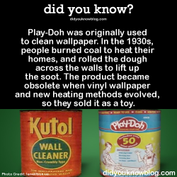 did-you-kno:Play-Doh was originally used