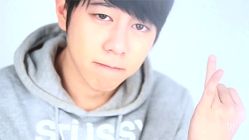 Imagine Taewoon unable to keep his eyes off of you.