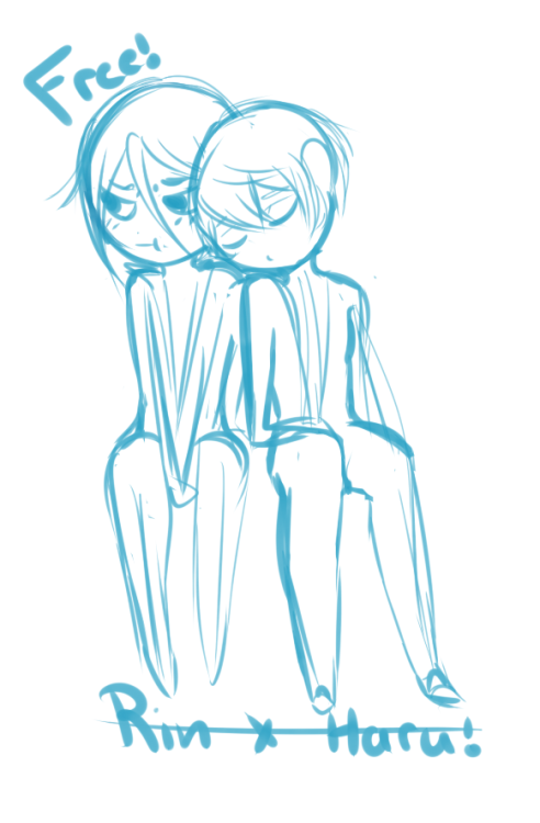 setaverse:Free! Iwatobi Swim Club - RinHaru Chibs WIP.So, I saw something by the ever wonderful Ini/