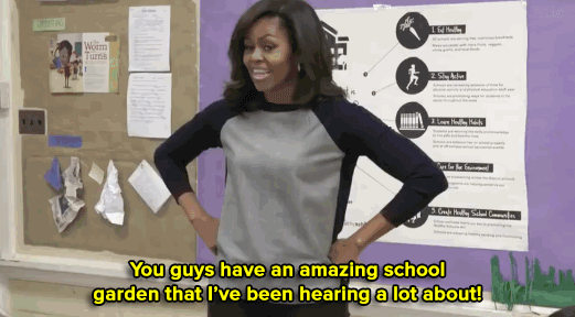 micdotcom:  Watch: Michelle Obama surprised some elementary school kids and it was