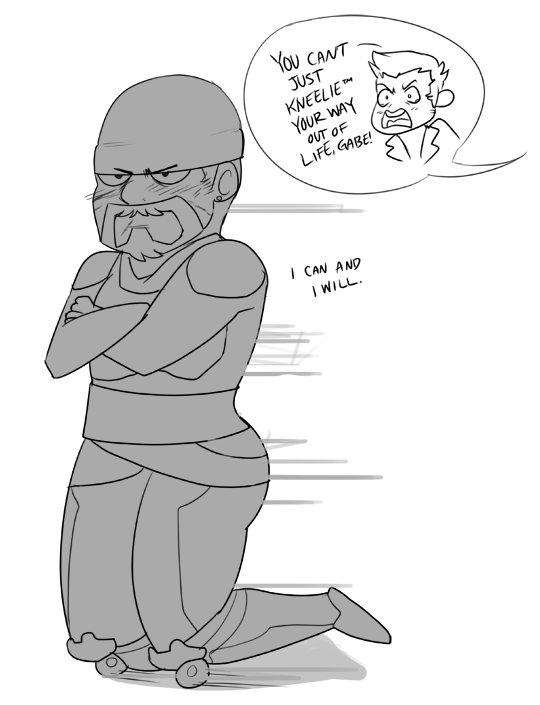 senpai76:  grime-trash-rat:senpai76:lmao what even is this, reyes? you look like you have rollerblades on your knees skate or die, fucking nerdswear kneelies to escape your feeliesthere he goes