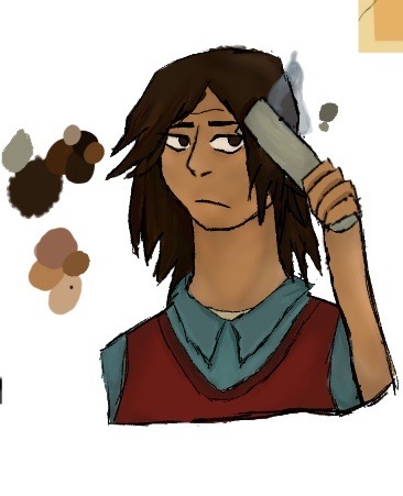 Noah Fanart For The Soul Also A Little Hc That Noah Straightens His Hair Too Make It Look More Flat