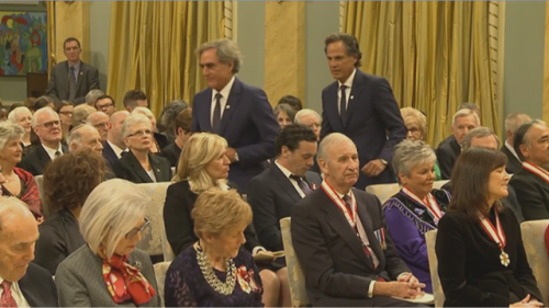 Our Co-founders, Michael Budman and Don Green receiving The Order of Canada in Ottawa, Canada on Nov