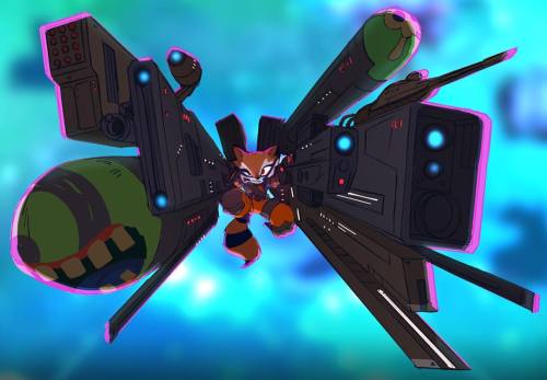 The full thang #rocketracoon #guardiansofthegalaxy #titmouse #development