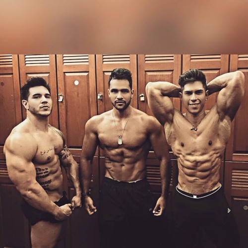 musclemex:  Alan Valdez, Johnny Diez (from Colombia) & Fernando Valdez