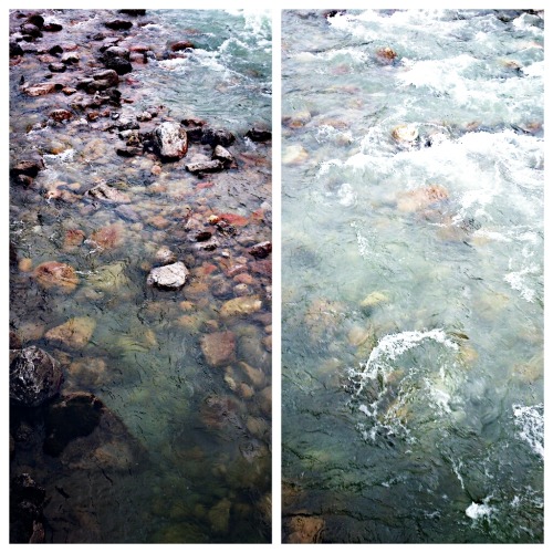 wasserscheu:the river looked like drawn