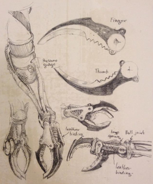 imperatousfuriosa-blog: Furiosa’s Arm (The Art of Mad Max: Fury Road) 