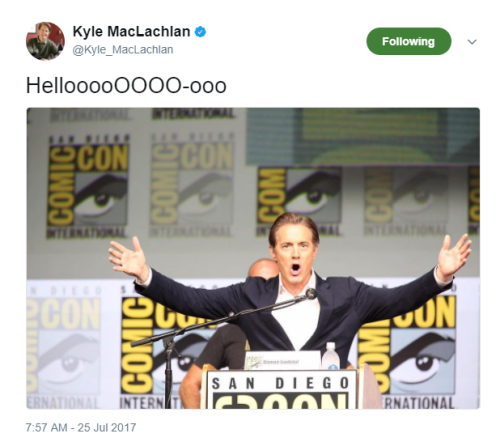 lynchgirl90: @Kyle_MacLachlan HellooooOOOO-ooo