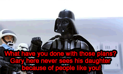 choco-minto:  30 Day Star Wars ChallengeDay 3 / 30 - Favorite member of the EmpireGary the Storm Trooper (Robot Chicken) 