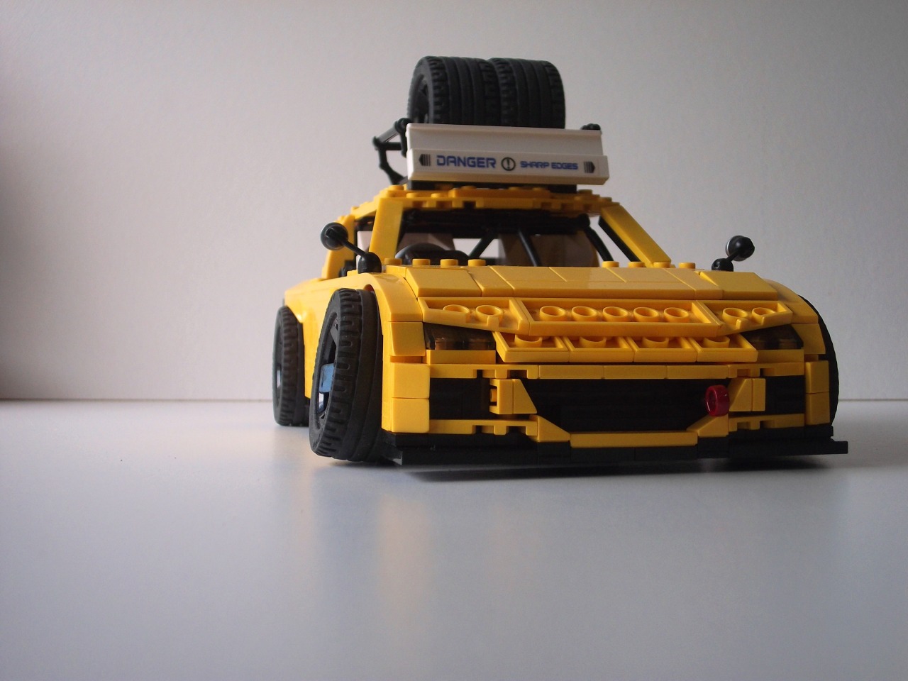 enjoycarlife:  swedishllama:  My LEGO 1990 Mazda RX-7. Whore’d out by yours truly.