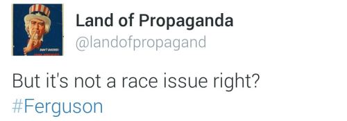 land-of-propaganda: #Ferguson #ShawShooting Cops dress down for an armed white protest, but get on f