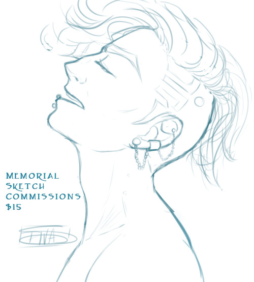 vaticansaint: I know I posted about it a few minutes ago, but I’m opening bust sketch commissions fo