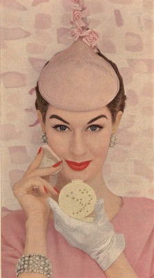 christinerod:   Max Factor ad.1950s 