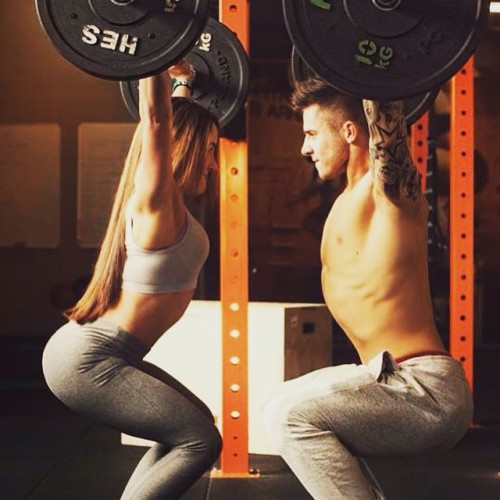 claus1062: Fitness couple ❤️ #morning #fit #model #sunday #exercise #workout #fitstyle #wakeup #dont