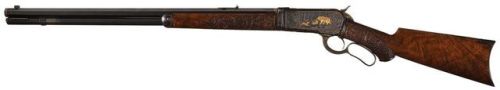 John Ulrich endgraved Winchester Model 1886 Express lever action rifle.Estimated Value: $480,000from