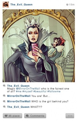 recentlyheard:  If Disney characters had Instagram! See more of them here: recentlyheard.com/2015/06/10/this-is-what-it-would-look-like-if-disney-characters-were-on-instagram/