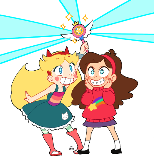 ladugard:Gravity Falls vs. the Forces of Evil!! I’m just waiting for this crossover to happen. You k