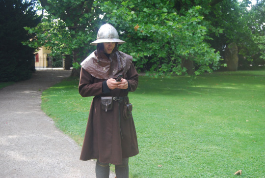 Literally one of my favorite things is just people in historical costume doing modern things