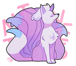 fishcycle: Pokeddexy Day 07: Favourite Fire Pokemon shiny ninetails ;v; &lt;3333 