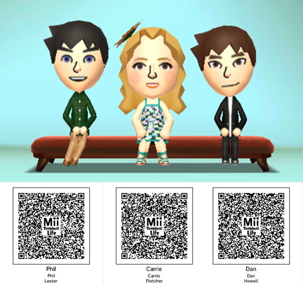 Tomodachi Life QR Codes — rs - Phil Lester (AmazingPhil