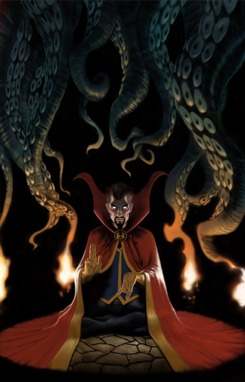 thehappysorceress:  Doctor Strange: Lovecrafted by Henry Ponciano