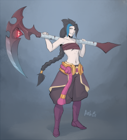 Arbuz-Budesh:  Commission Series For Arestene For Genderbend Kayn From Lol Getting