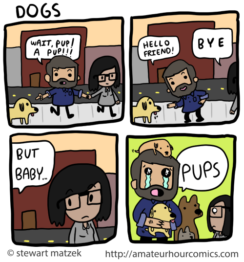 amateurhourcomics:pups