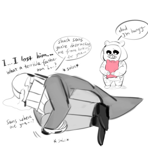 vickyhbx: when Gaster discovered his son’s ability to teleport for the first time. how was he