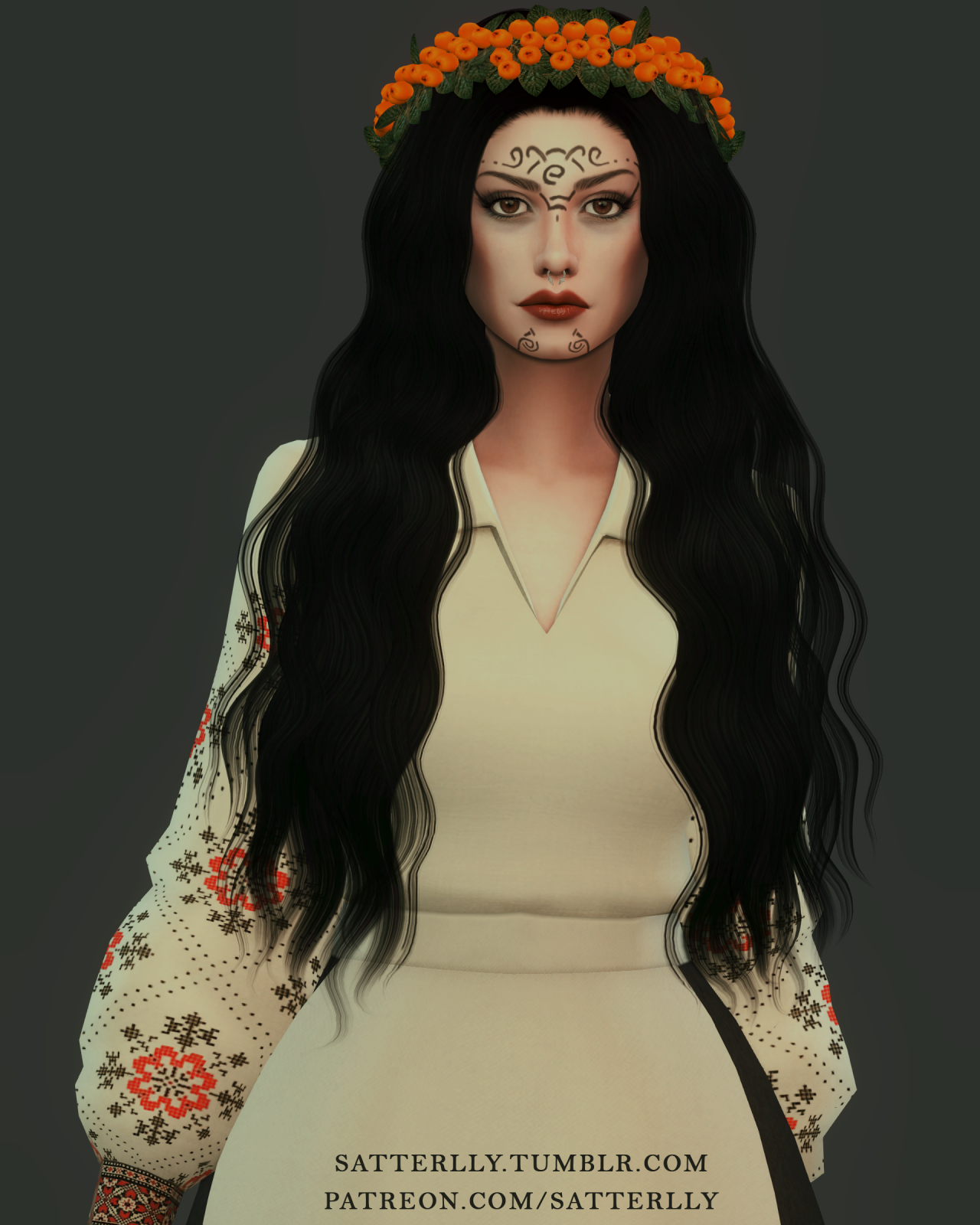 Wild berries crown #1 New mesh 24 swatches Located... - Satterlly