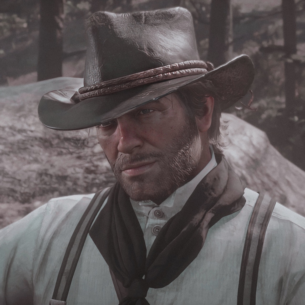 I made an Arthur Morgan Reddit Icon!