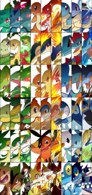 oxdaman:  For some reason, most of the fire types look badass.  Dunno if it&rsquo;s intentional but they look exactly like the Disgaea team attack pictures  Which is fucking awesome.