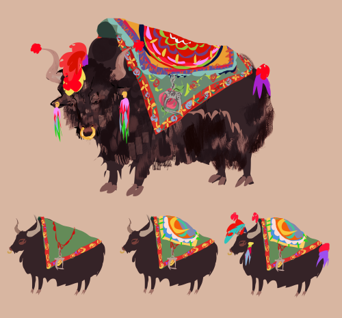 god-lings: a relaxing exploration game, a deity and their yak