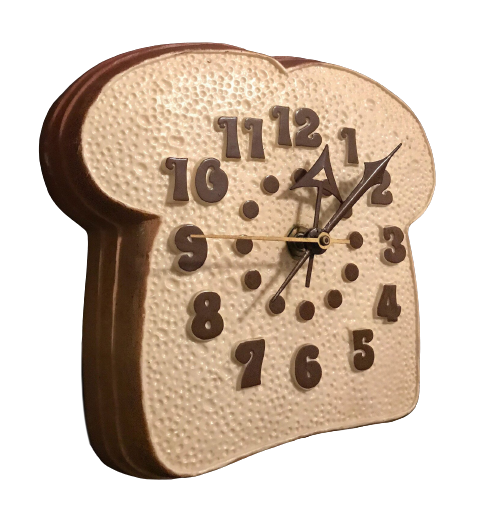 brown clock
