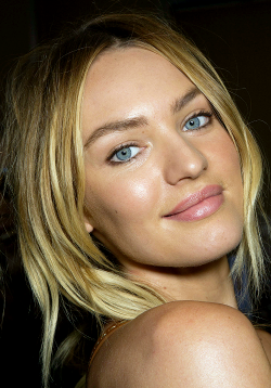 thefashionbubble:   Candice Swanepoel backstage at Michael Kors Spring/Summer 2015, NYFW. 