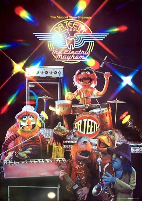 My second love is puppets&hellip;this is a Muppets poster from 1978.