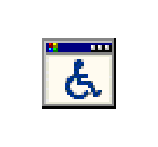 oldwindowsicons:Windows 98 - Accessibility Options