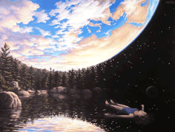 rexisky:    The Phenomenon of Floating by Rob Gonsalves | Motion Effects by rexisky 