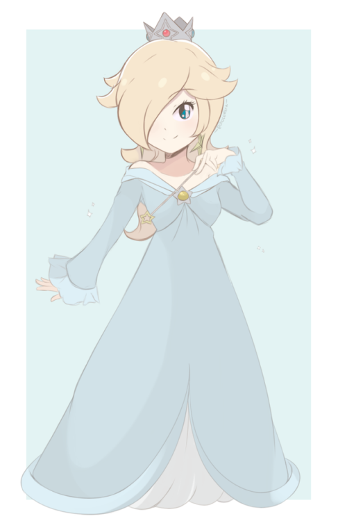 A full body version of my Princess Rosalina sketch from earlier this month! Consider checking out my