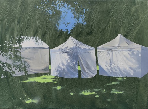 tents IV, 2022, oil/canvas, 60 x 81 cm