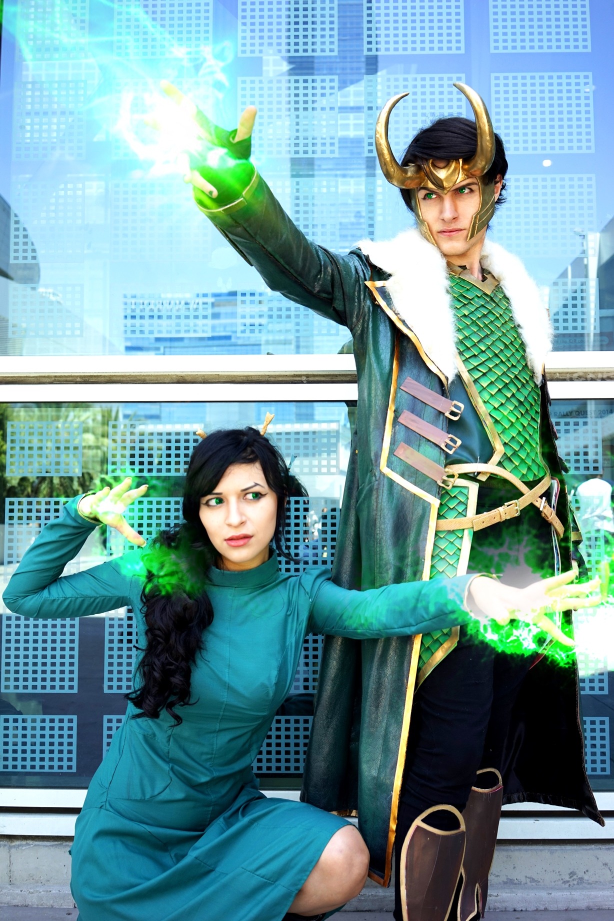 aicosu:Not gonna lie, we are in love with how our Loki &amp; Leah costumes turned