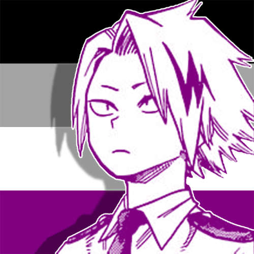 mlm-kiri: Asexual Kaminari icons requested by @durararaworld!Free to use, just reblog!Requests are o