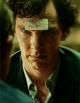 stephenstrvnge:  Sherlock + his adorkable expressions. 