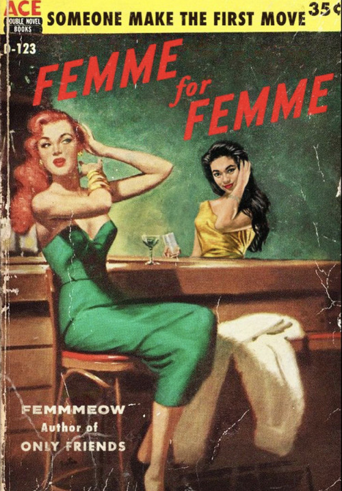 365daysoflesbians:  Re-Designed pulp fiction