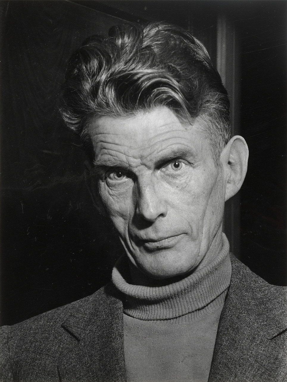 barcarole:Samuel Beckett in 1957, by Brassaï.