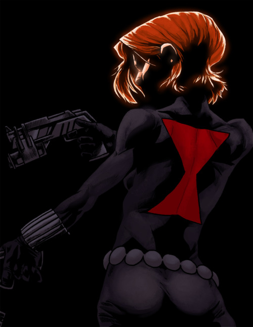 thehappysorceress:  B is for Black Widow by Kristafer Anka 
