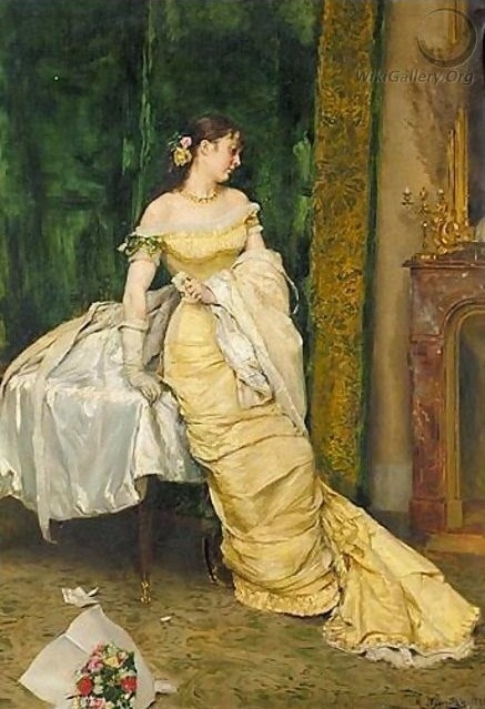 Young Beauty, Rogelio de Egusquiza y Barrena, circa 1879