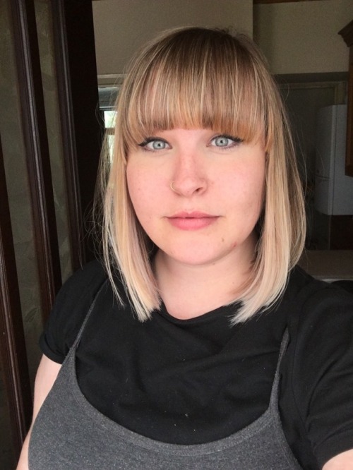 When you can’t control anything else in your shit-show of a life so you get bangs ‍♀️