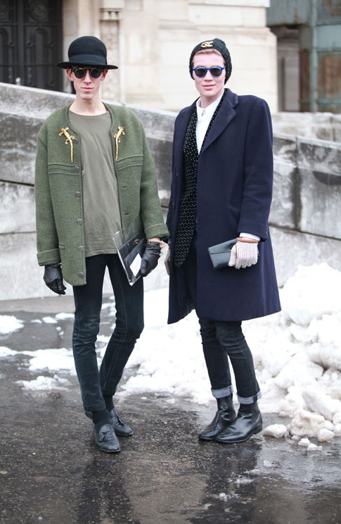 mesillusionssousecstasy:  Street looks à la Fashion Week haute couture printemps/été 2013, Jour 2 - Feb 2013 